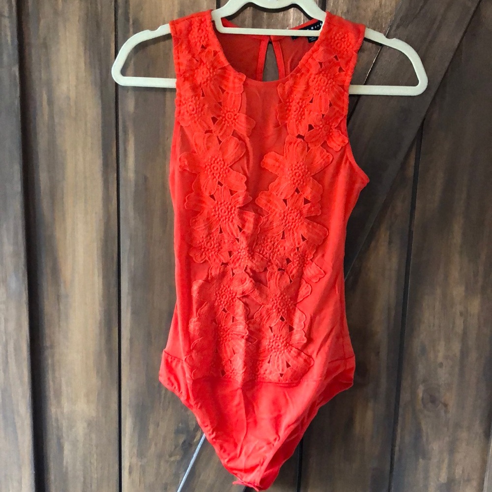 Stunning Mesh Lace Body Suit Nwot View 2